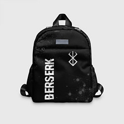Детский рюкзак Berserk glitch на темном фоне: надпись, символ, цвет: 3D-принт