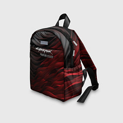 Детский рюкзак Cyberpunk 2077 phantom liberty black red, цвет: 3D-принт — фото 2