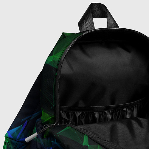 Детский рюкзак Midjourney Цветные осколки геометрии / 3D-принт – фото 4