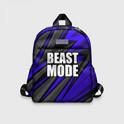 Детский рюкзак Beast mode - синяя униформа, цвет: 3D-принт
