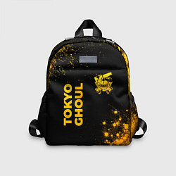 Детский рюкзак Tokyo Ghoul - gold gradient: надпись, символ