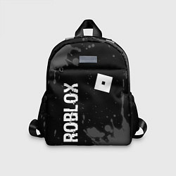 Детский рюкзак Roblox glitch на темном фоне: надпись, символ