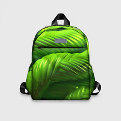 Детский рюкзак Объемный зеленый канат, цвет: 3D-принт