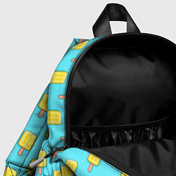 Детский рюкзак Желтые эскимо, цвет: 3D-принт — фото 2