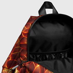 Детский рюкзак Огненная мозаичная текстура, цвет: 3D-принт — фото 2