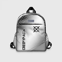 Детский рюкзак CreepyPasta glitch на светлом фоне: надпись, симво, цвет: 3D-принт