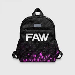 Детский рюкзак FAW pro racing: символ сверху, цвет: 3D-принт