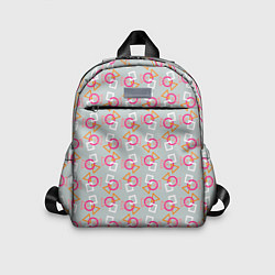 Детский рюкзак Яркая геометрия, цвет: 3D-принт