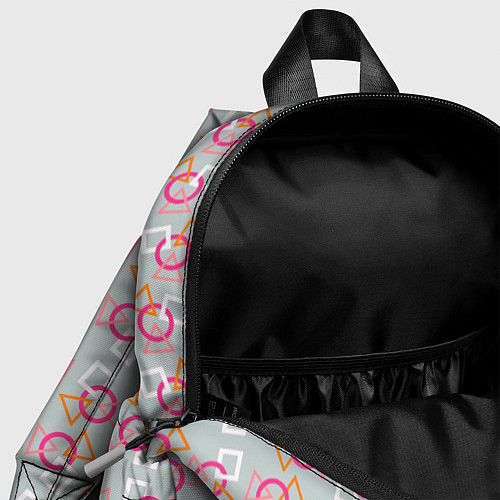 Детский рюкзак Яркая геометрия / 3D-принт – фото 4