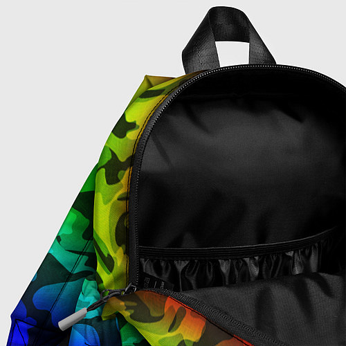 Детский рюкзак Камуфляж спектр / 3D-принт – фото 4