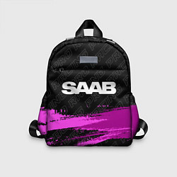 Детский рюкзак Saab pro racing: символ сверху, цвет: 3D-принт