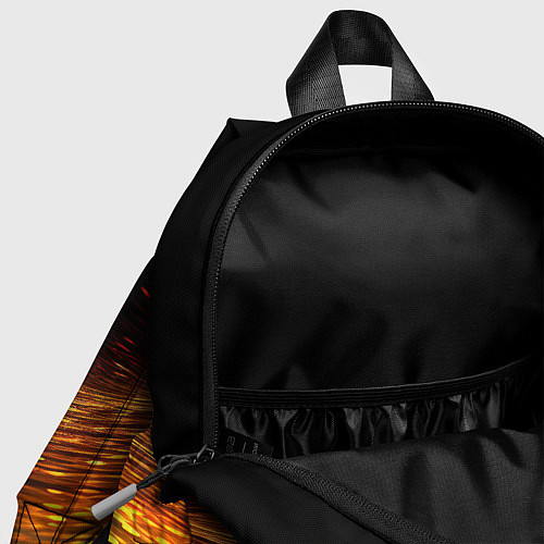 Детский рюкзак Фон темное золото / 3D-принт – фото 4
