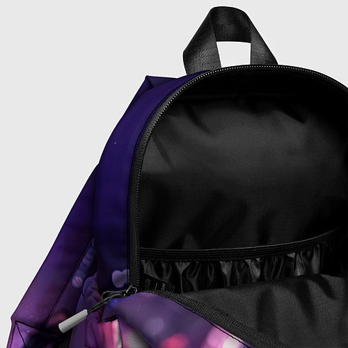 Детский рюкзак Девушка в кибер сити / 3D-принт – фото 4