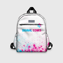 Детский рюкзак Brawl Stars neon gradient style: символ сверху