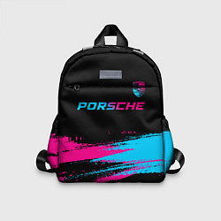 Детский рюкзак Porsche - neon gradient: символ сверху