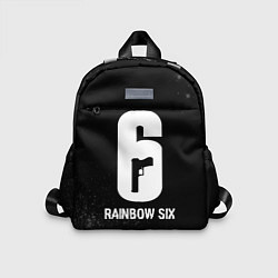 Детский рюкзак Rainbow Six glitch на темном фоне, цвет: 3D-принт