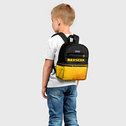 Детский рюкзак Berserk - gold gradient: символ сверху, цвет: 3D-принт — фото 2