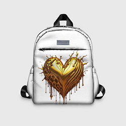 Детский рюкзак Золотое сердце, цвет: 3D-принт