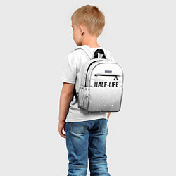 Детский рюкзак Half-Life glitch на светлом фоне: символ сверху, цвет: 3D-принт — фото 2