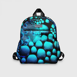 Детский рюкзак Объемные неоновые капли, цвет: 3D-принт