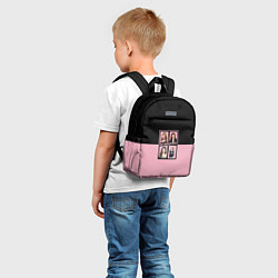 Детский рюкзак Черно-розовые K-pop группа, цвет: 3D-принт — фото 2