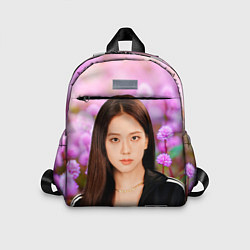 Детский рюкзак Дженни на фоне цветов, цвет: 3D-принт
