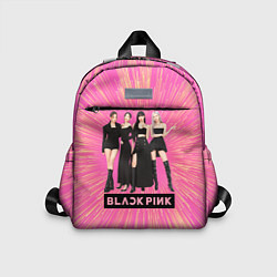 Детский рюкзак Blackpink девушки с лого, цвет: 3D-принт