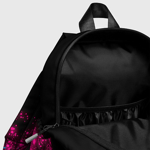 Детский рюкзак Black Clover - neon gradient: символ сверху / 3D-принт – фото 4