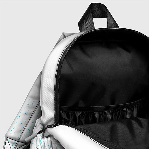 Детский рюкзак Doom neon gradient style: символ сверху / 3D-принт – фото 4