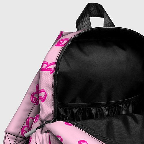 Детский рюкзак Барби паттерн буква B / 3D-принт – фото 4