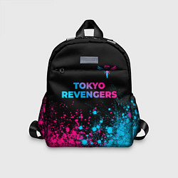 Детский рюкзак Tokyo Revengers - neon gradient: символ сверху, цвет: 3D-принт