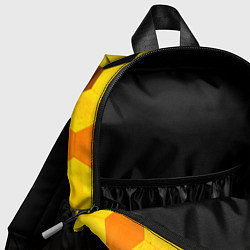 Детский рюкзак Ghost of Tsushima - gold gradient: символ сверху, цвет: 3D-принт — фото 2