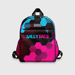 Детский рюкзак Sally Face - neon gradient: символ сверху