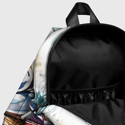Детский рюкзак Краски, павлин / 3D-принт – фото 4