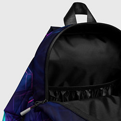 Детский рюкзак Cyberpunk phantom logo neon, цвет: 3D-принт — фото 2