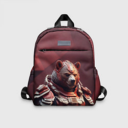 Детский рюкзак Бронированный медведь, цвет: 3D-принт