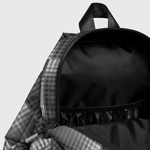 Детский рюкзак В серых тонах геометрический узор / 3D-принт – фото 4