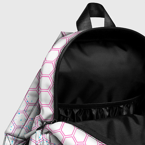 Детский рюкзак GTA neon gradient style: символ сверху / 3D-принт – фото 4