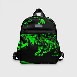 Детский рюкзак Зеленый светящийся дым, цвет: 3D-принт