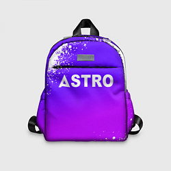 Детский рюкзак Astro neon background, цвет: 3D-принт