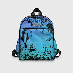 Детский рюкзак Неоновый абстрактный фон в граффити стиле, цвет: 3D-принт
