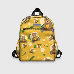 Детский рюкзак Мишка с ульем, цвет: 3D-принт
