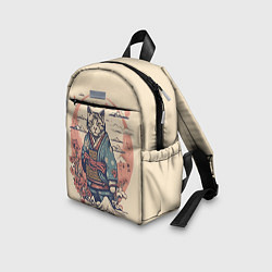 Детский рюкзак Кот-самурай, цвет: 3D-принт — фото 2