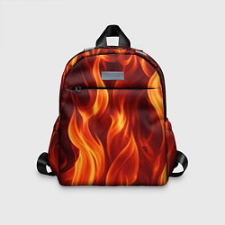 Детский рюкзак Пламя огня, цвет: 3D-принт