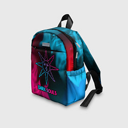 Детский рюкзак Dark Souls - neon gradient, цвет: 3D-принт — фото 2