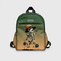 Детский рюкзак Funny skeleton - halloween - neural network