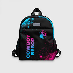 Детский рюкзак Cowboy Bebop - neon gradient: надпись, символ