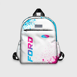 Детский рюкзак Ford neon gradient style: надпись, символ