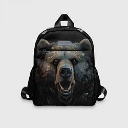 Детский рюкзак Мощный медведь, цвет: 3D-принт