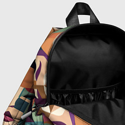 Детский рюкзак Геометрические портреты девушек, цвет: 3D-принт — фото 2